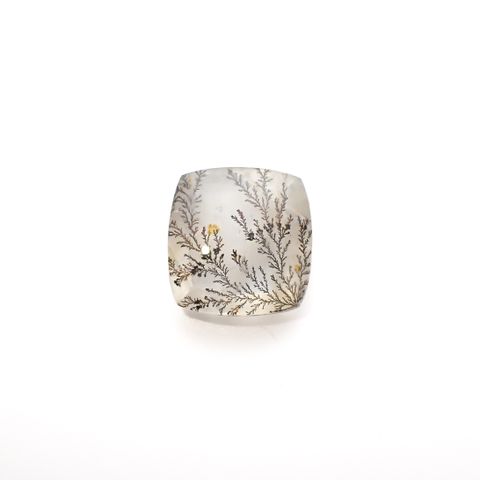 デンドリチッククォーツ ブラジル産 8.99ct[230321077]15.3x14.6mm前後