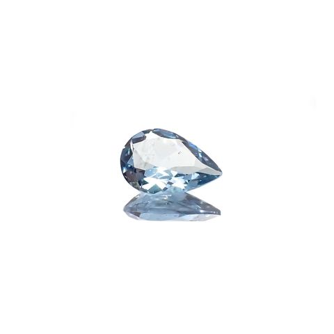 サンタマリアアクアマリン(宝石名アクアマリン) ブラジル産 0.478ct ソ付(彩珠)[210711413]7.1×4.9mm前後