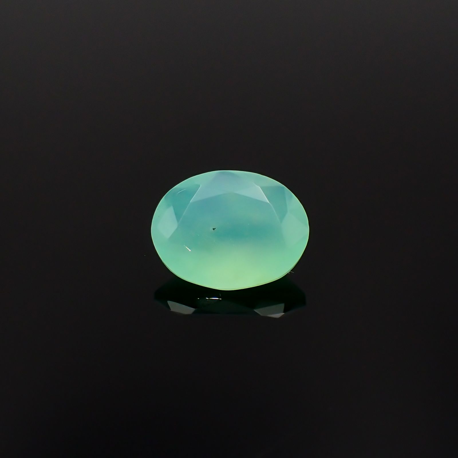 グリーンオパール 南アフリカ産 1.13ct[230522120]8.9x7.1mm前後