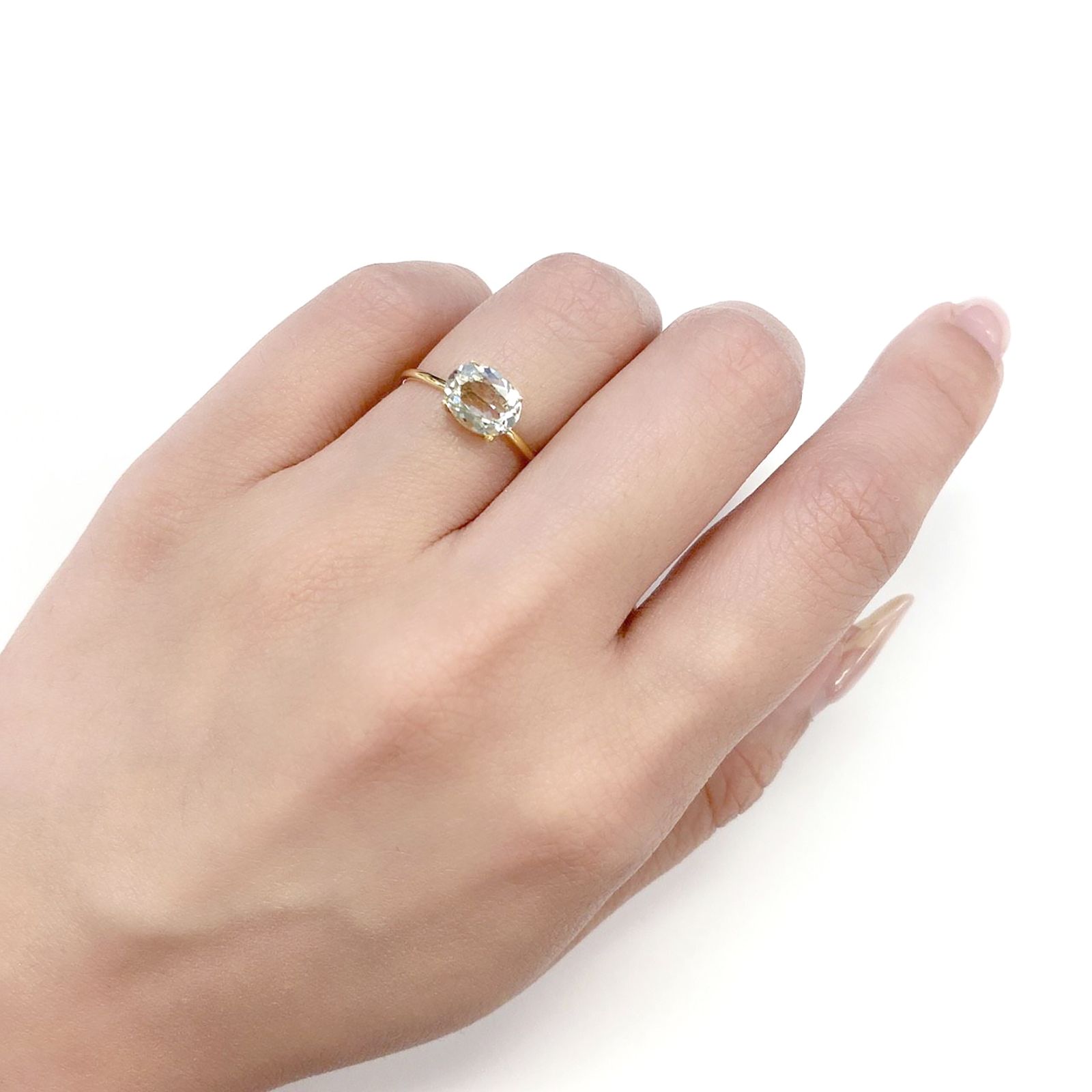 シリマナイト(宝石名シリマナイト) インド産 1.37ct 識別済[210610676]8×6.3mm前後