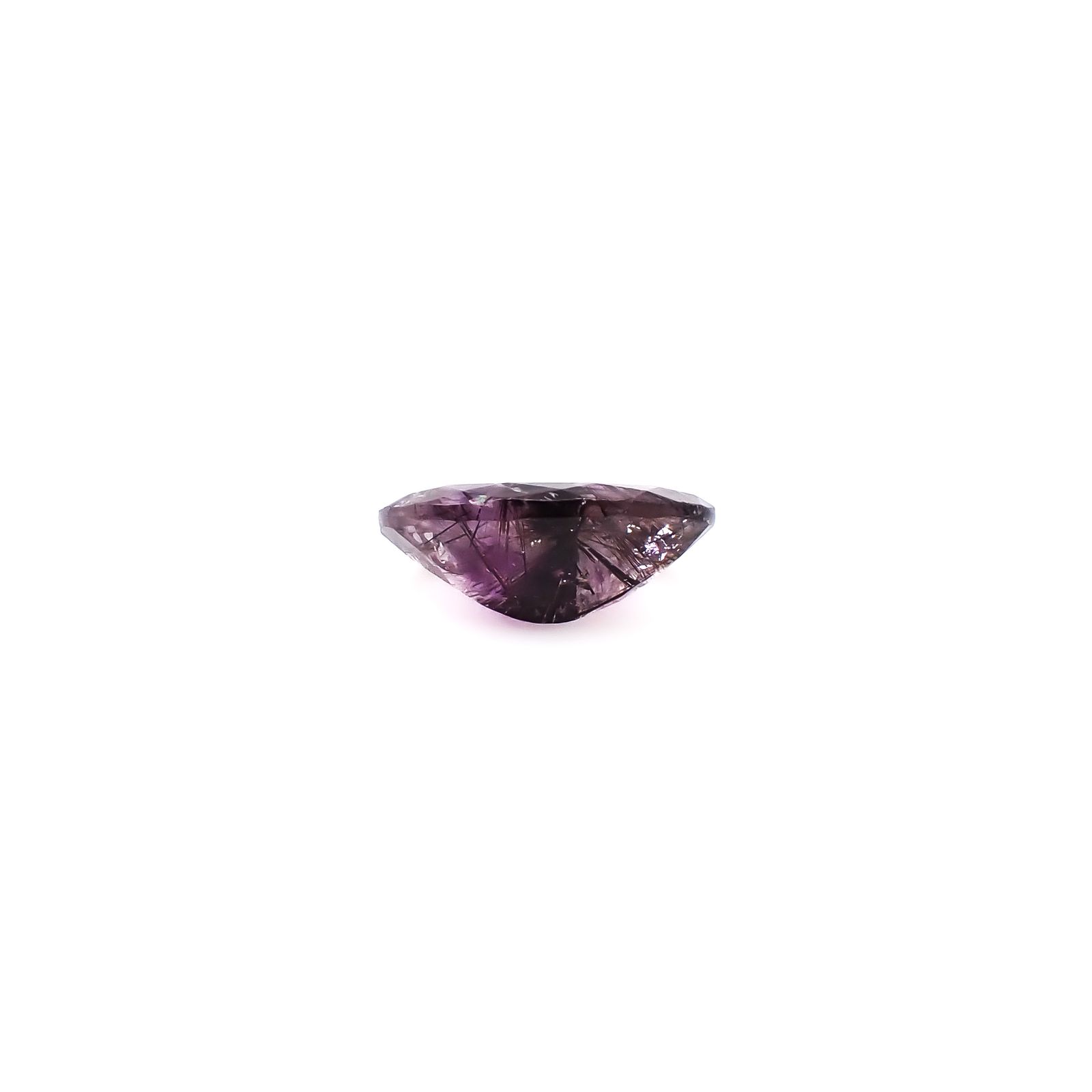 アメジストエレスチャル ブラジル産 5.90ct / 15.1x11.3mm前後 [260933030]