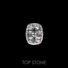 ◇甲州貴石切子Plus Three◇フェナカイト カード付き(宝石名ホワイト・フェナカイト)ブラジル産 3.02ct 識別済[220616061]10x8mm前後