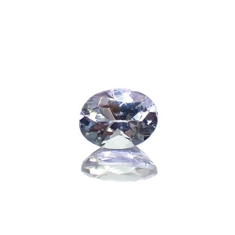 バイカラータンザナイト(宝石名タンザナイト/ゾイサイト)タンザニア産 0.38ct 識別済[230923503]5.1x3.9mm前後