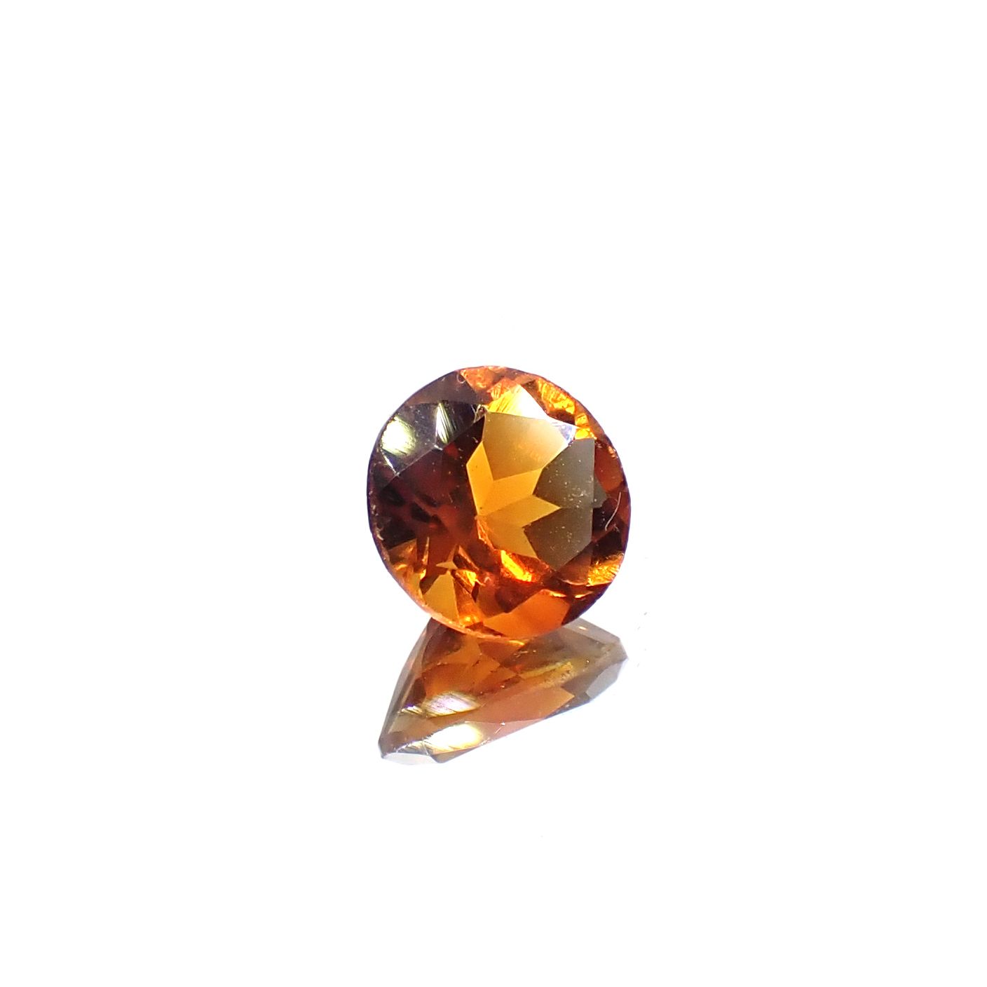マデイラシトリン ブラジル・ミナスジェライス州産 0.72ct [250630585]6.1x6.1mm前後