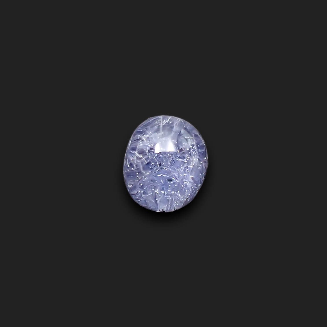 デュモルチェライトインクォーツ ブラジル産 1.97ct[230320894]7.6x6.6mm前後
