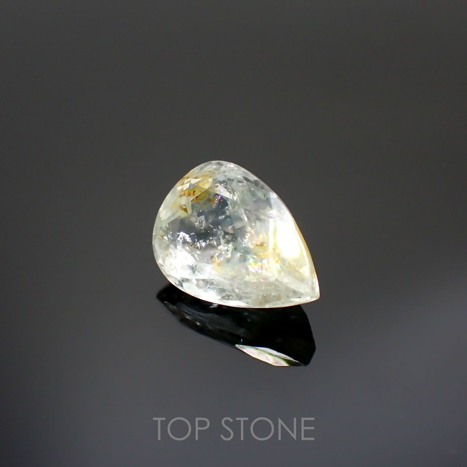 オーロラアクアマリン ブラジル産 2.96ct[220114401]11.4x8.2mm前後