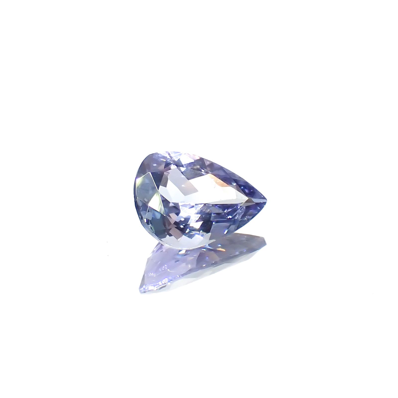 バイカラータンザナイト(宝石名タンザナイト/ゾイサイト)タンザニア産 1.08ct 識別済[231224645]8.4x6.3mm前後