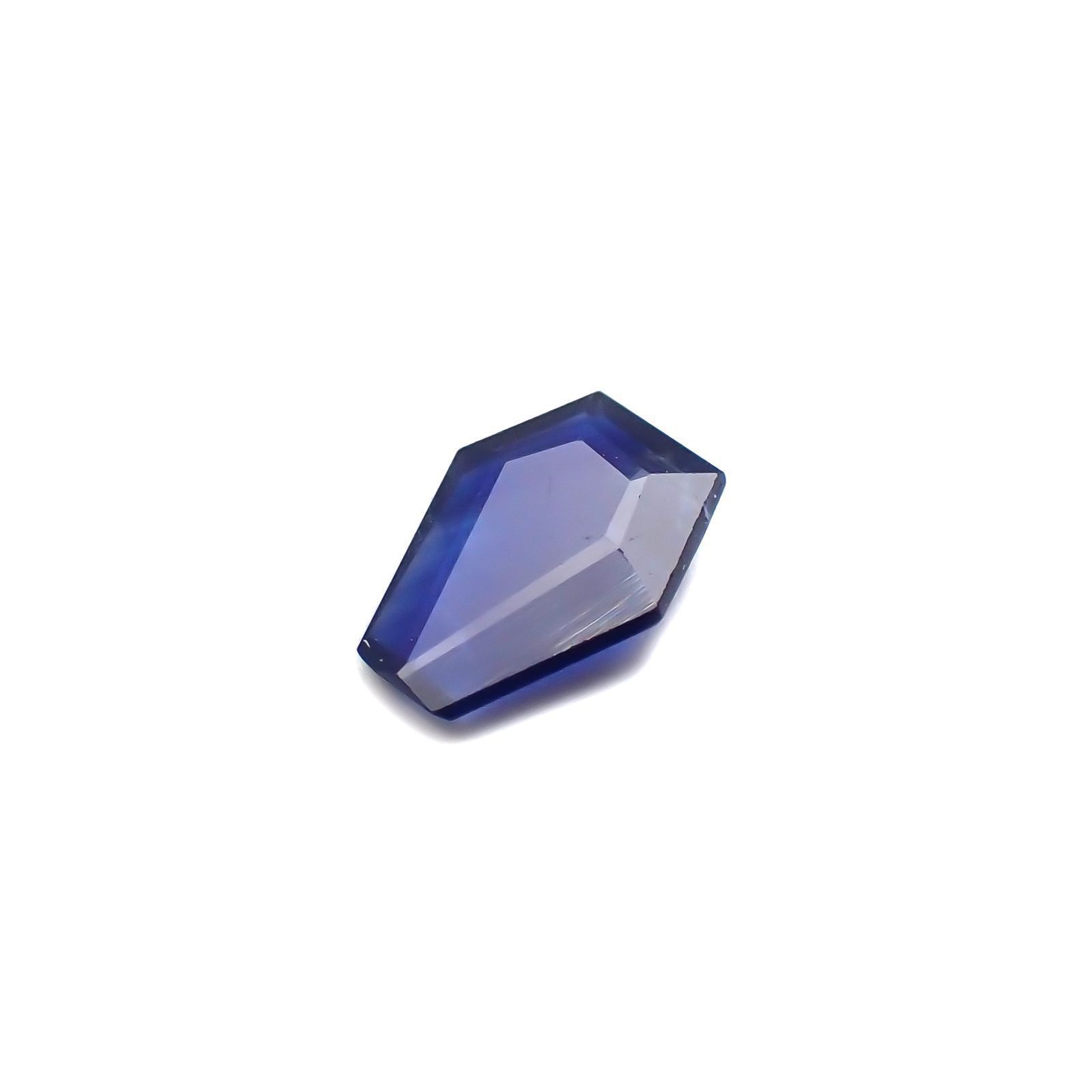 ◇カスタムカット◇サファイア(宝石名サファイア) マダガスカル産 0.73ct 識別済[210913197]7.4×5.7mm前後