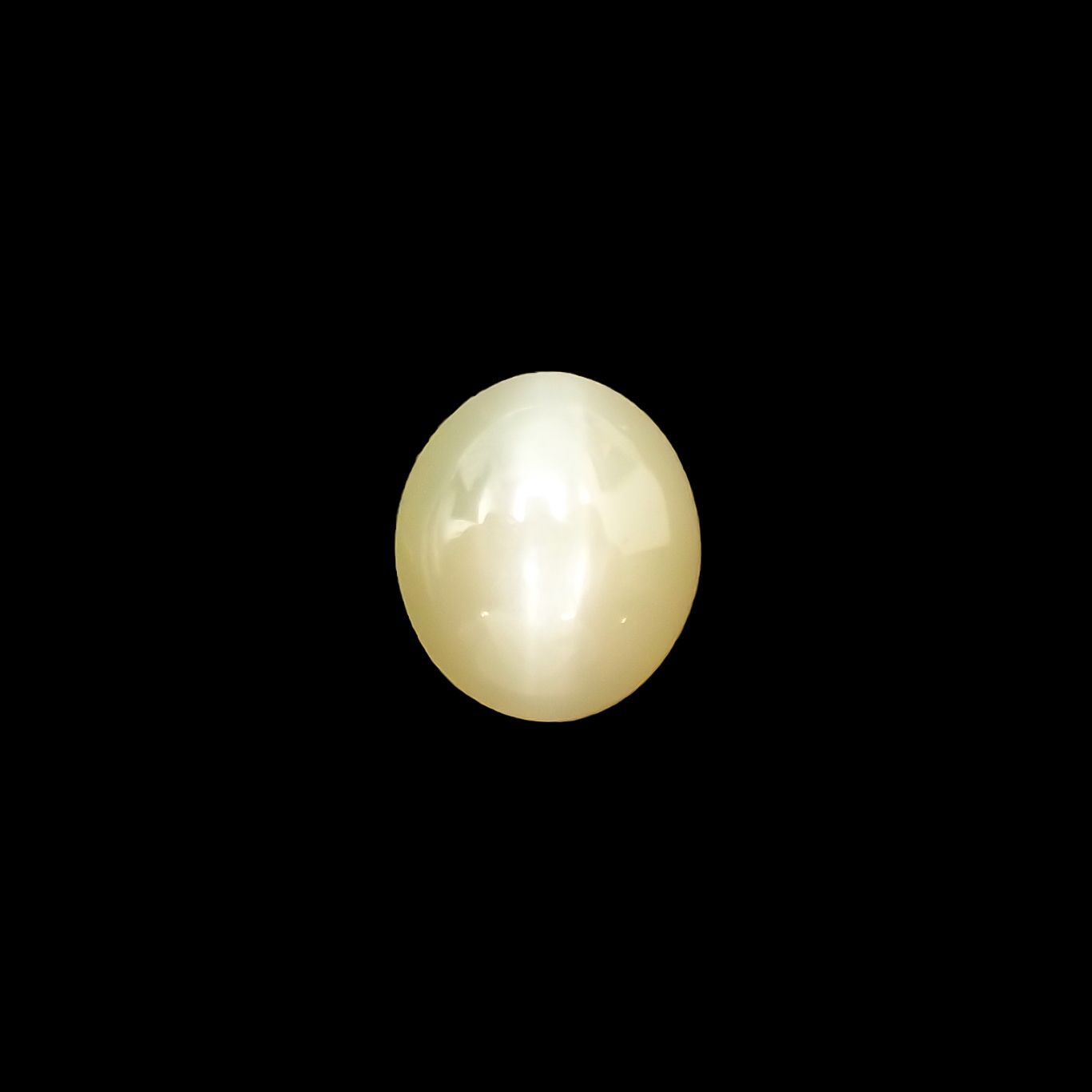 クリソベリルキャッツアイ(宝石名クリソベリル・キャッツアイ) スリランカ産 1.100ct ソ付(彩珠)[210711490]6.2×5.4mm前後