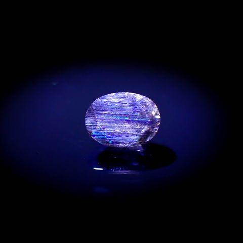 レインボースキャポライト ブラジル産 0.91ct[231225059]6.9x5.1mm前後