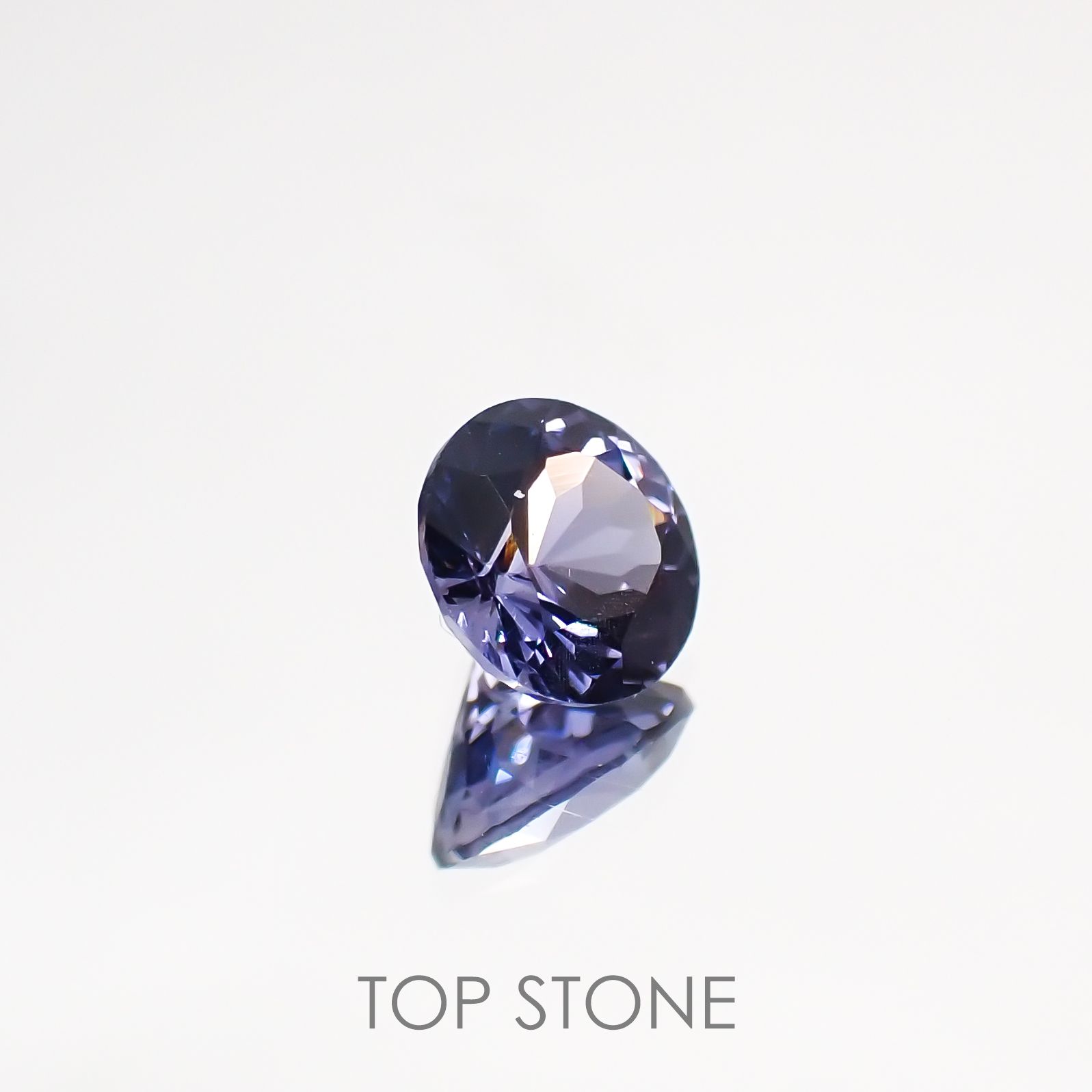 ラベンダースピネル ビルマ産 ルース 0.51ct[210811120]4.9×4.9mm前後