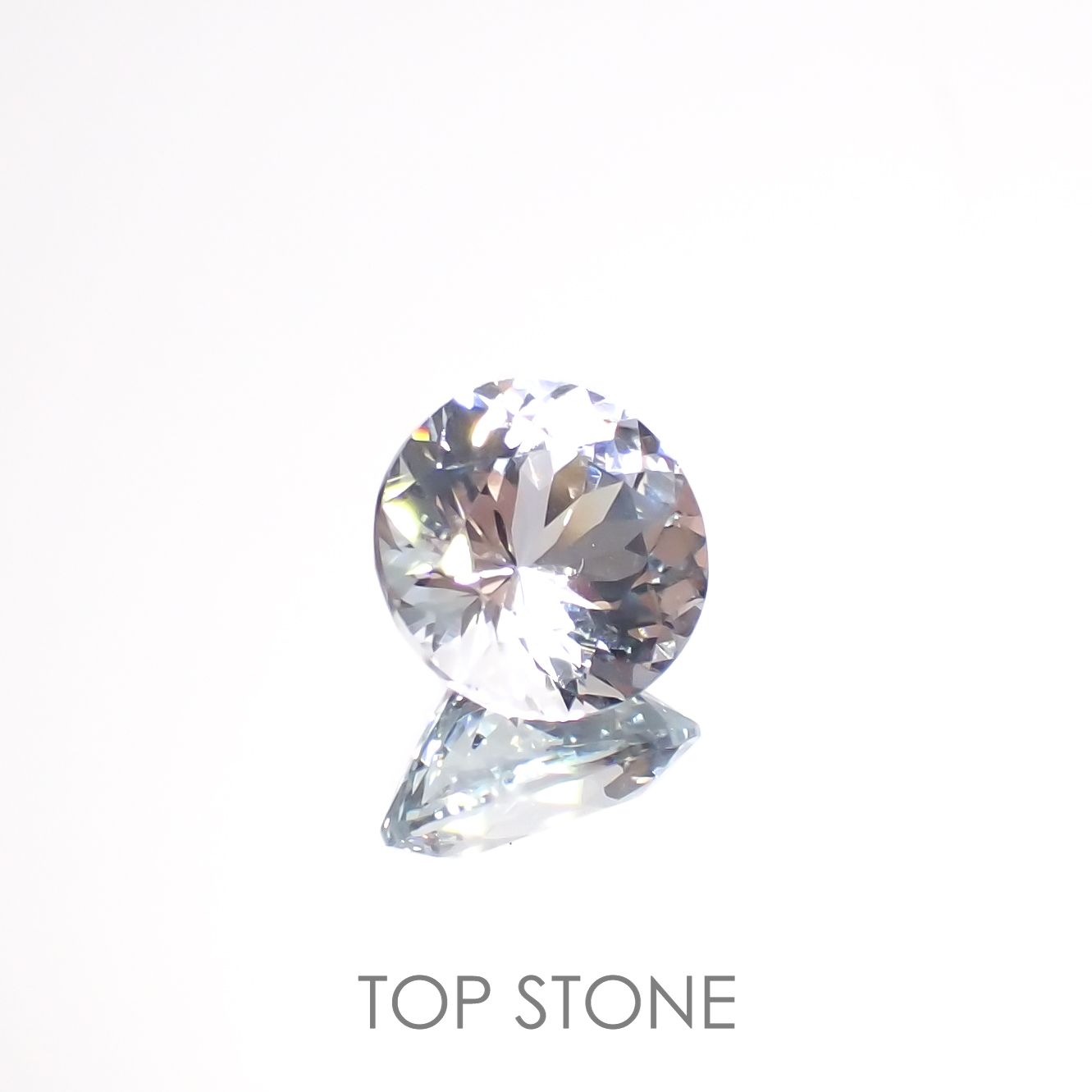 ブルートパーズ スリランカ産 3.81ct[221018563]9.8x9.7mm前後