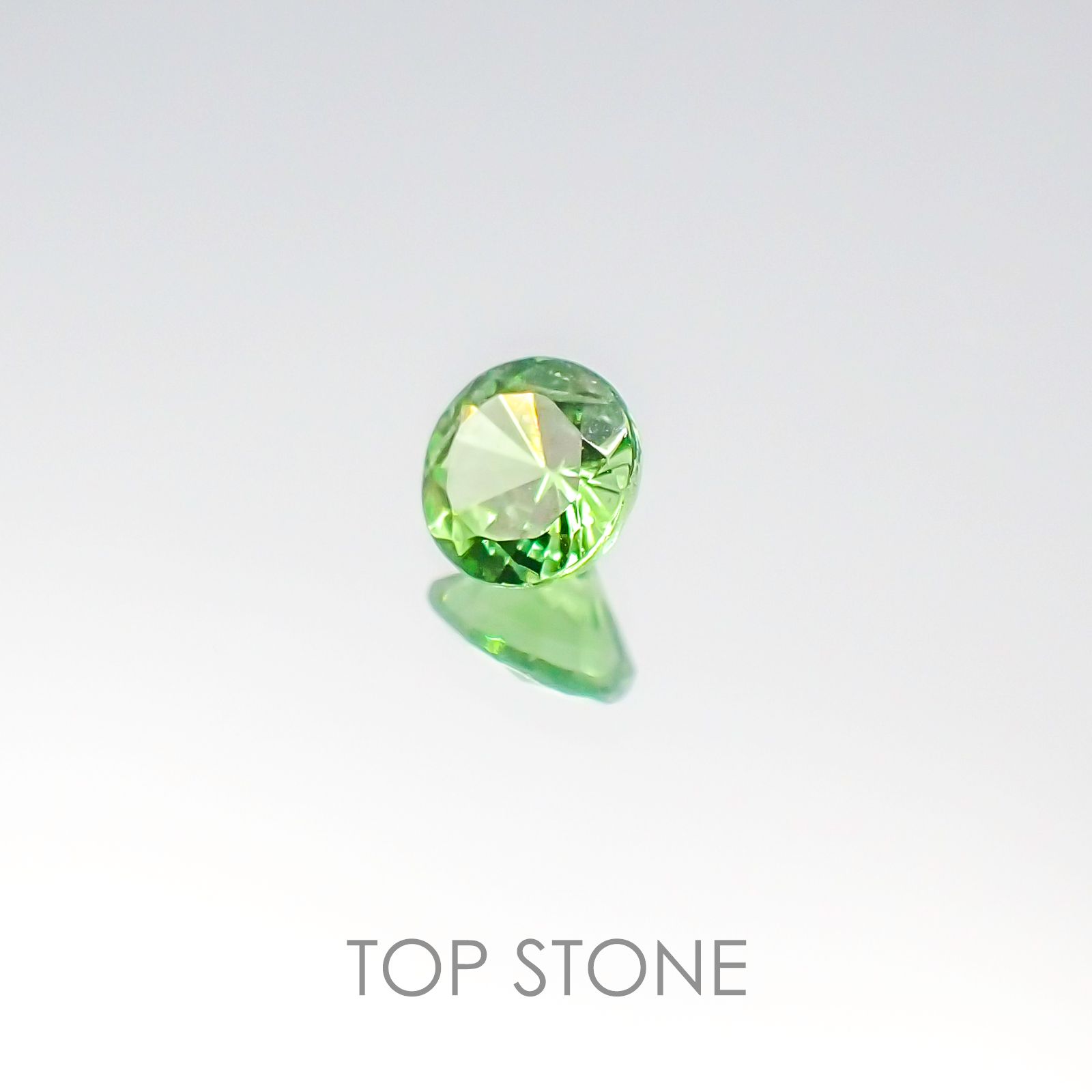 ミントガーネット ケニア産 ルース 0.23ct[20096105]3.8×3.8mm前後