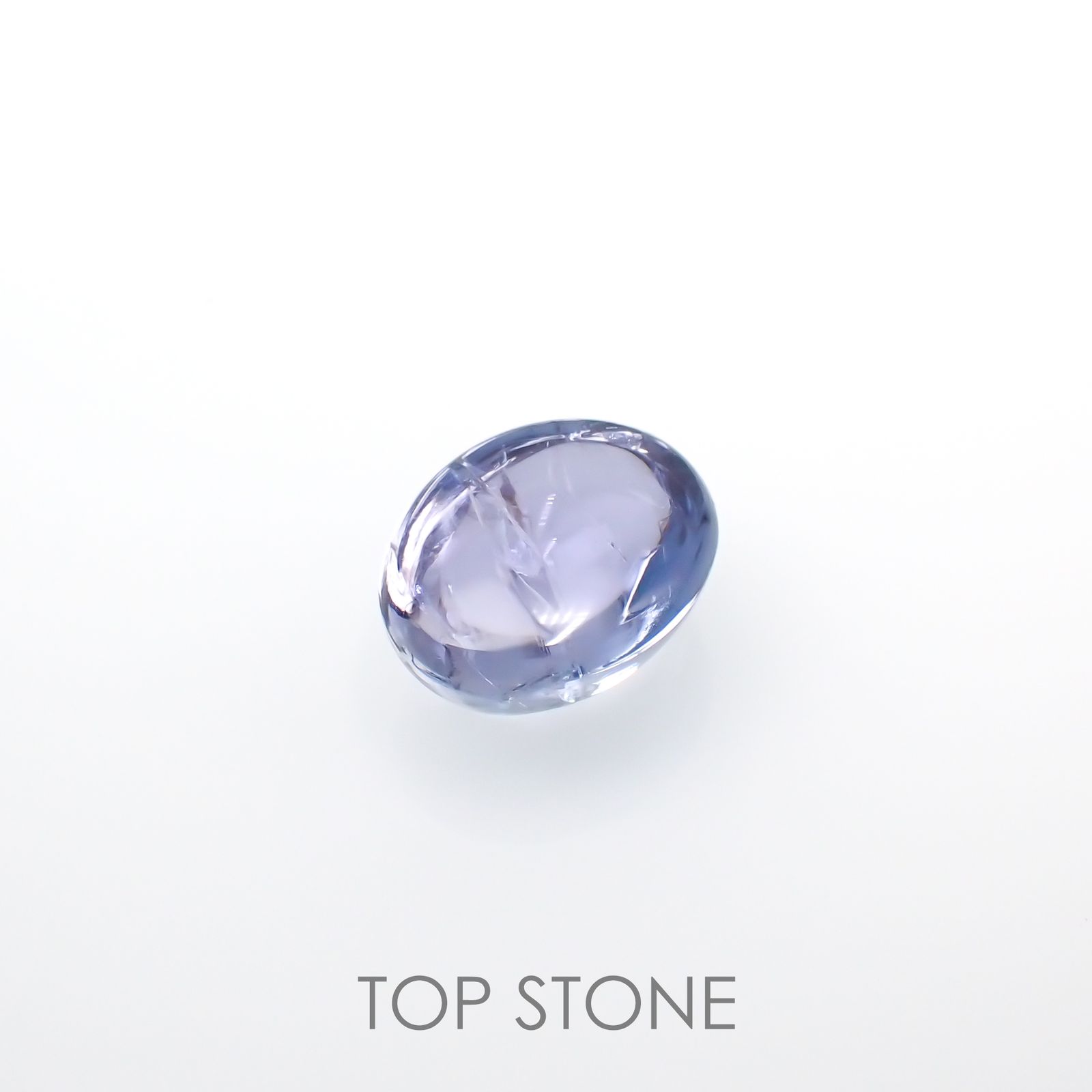 バイカラータンザナイト(宝石名バイカラー・ゾイサイト) タンザニア産 3.56ct 識別済[210812244]9.9×7.9mm前後