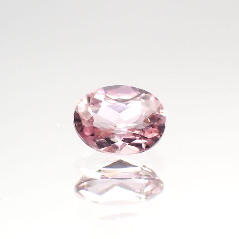 ピンクダイアスポア(宝石名ダイアスポア) アフガニスタン産 0.38ct 識別済[210912433]5.2×3.8mm前後