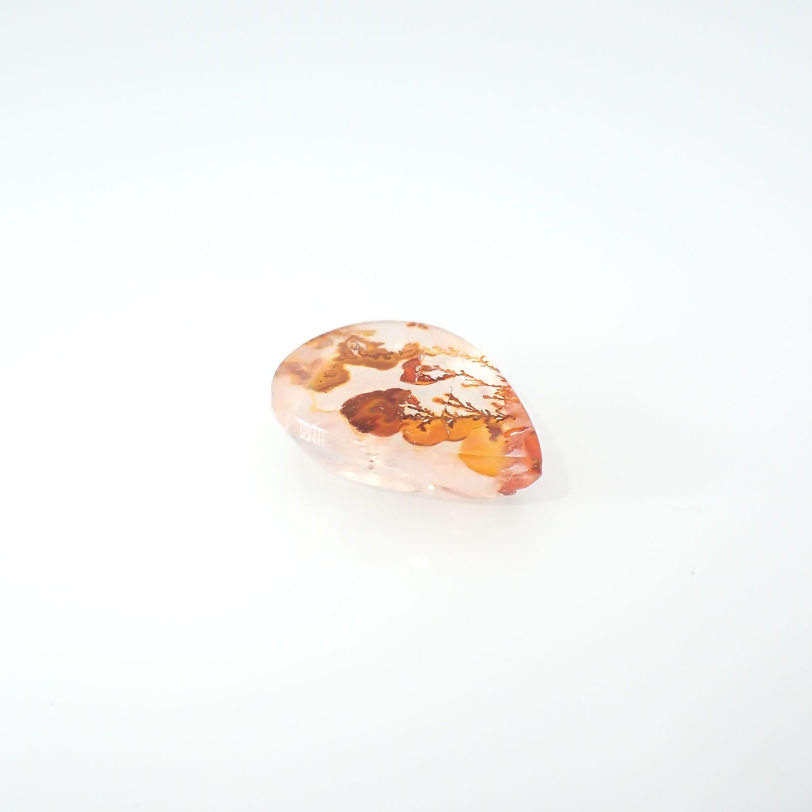 レッドデンドリチッククォーツ ブラジル産 11.85ct[231225085]19.9x14.5mm前後
