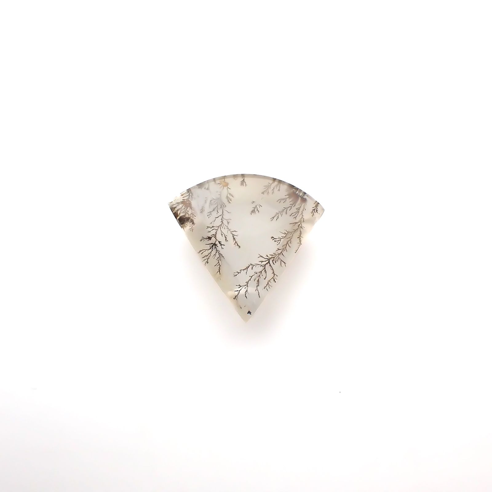 ◇カスタムカット◇デンドリチッククォーツ ブラジル産 11.09ct[230823240]16.7x17.7mm前後