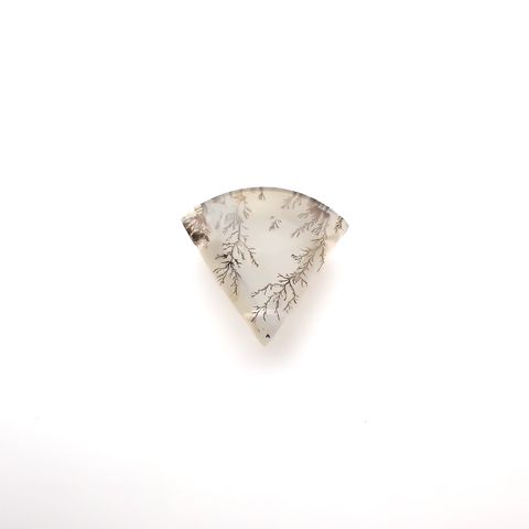 ◇カスタムカット◇デンドリチッククォーツ ブラジル産 11.09ct[230823240]16.7x17.7mm前後