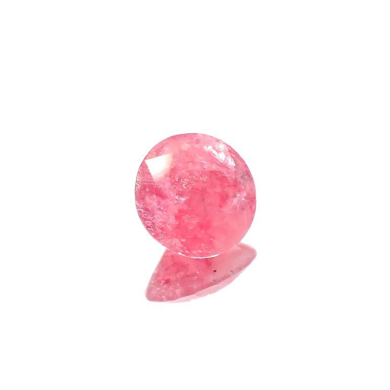 ツグツパイト テネブレッセンス(宝石名タグトゥパイト)グリーンランド産 0.441ct ソ付(彩珠)[221119077]5.6x5.7mm前後