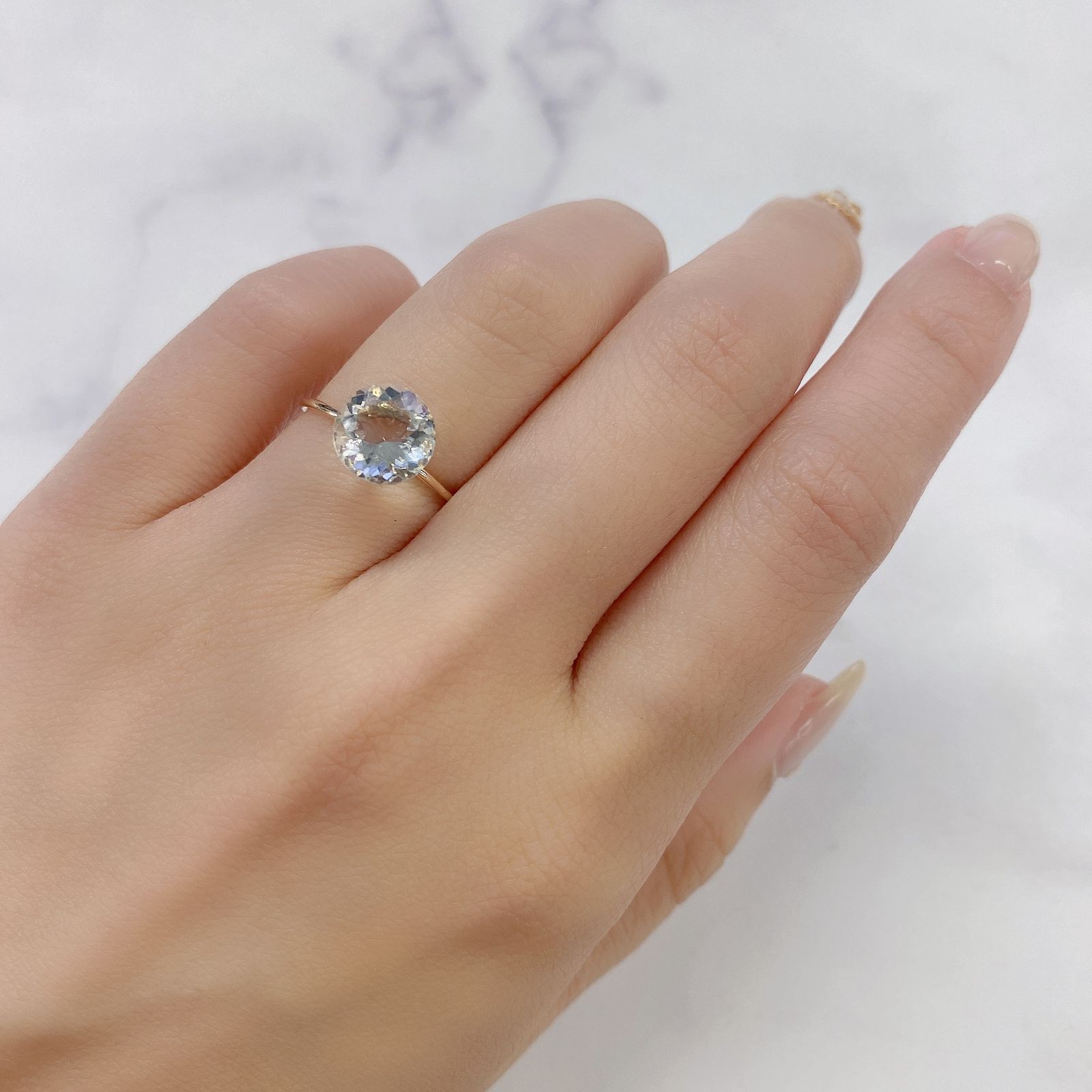 ハイアライトオパール(宝石名オパール)メキシコ産 1.667ct ソ付(彩珠)[230522211]8.4x8.4mm前後
