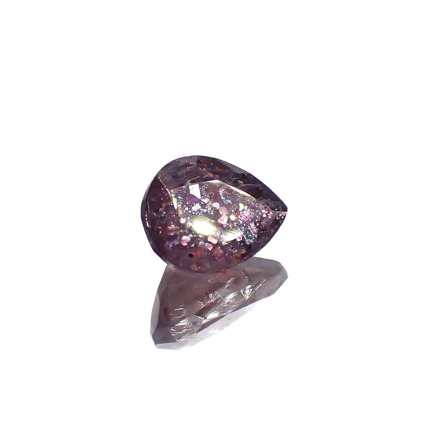 ブラッドショットアイオライト インド産 1.11ct[230923349]8.2x6.1mm前後