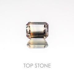バイカラーサファイア(宝石名バイカラー・サファイア) タンザニア産 0.24ct 識別済[20117289]3.8×3mm前後