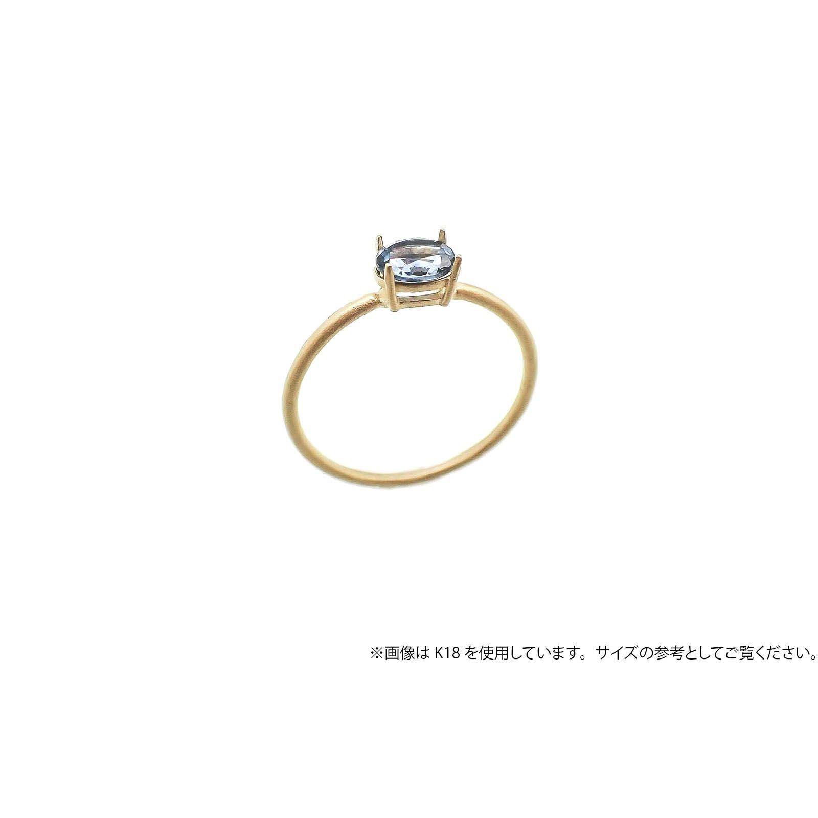 Pt900リング用空枠 オーバル爪留め 4×6mm用 つや消し [210913414]