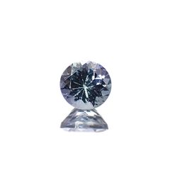 バイカラータンザナイト(宝石名ゾイサイト)タンザニア産 0.37ct 識別済[240828613]4.4x4.4mm前後
