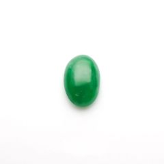 翡翠(宝石名ジェダイト(翡翠))ビルマ産 1.748ct ソ付(彩珠)[230119868]9.2x6.1mm前後