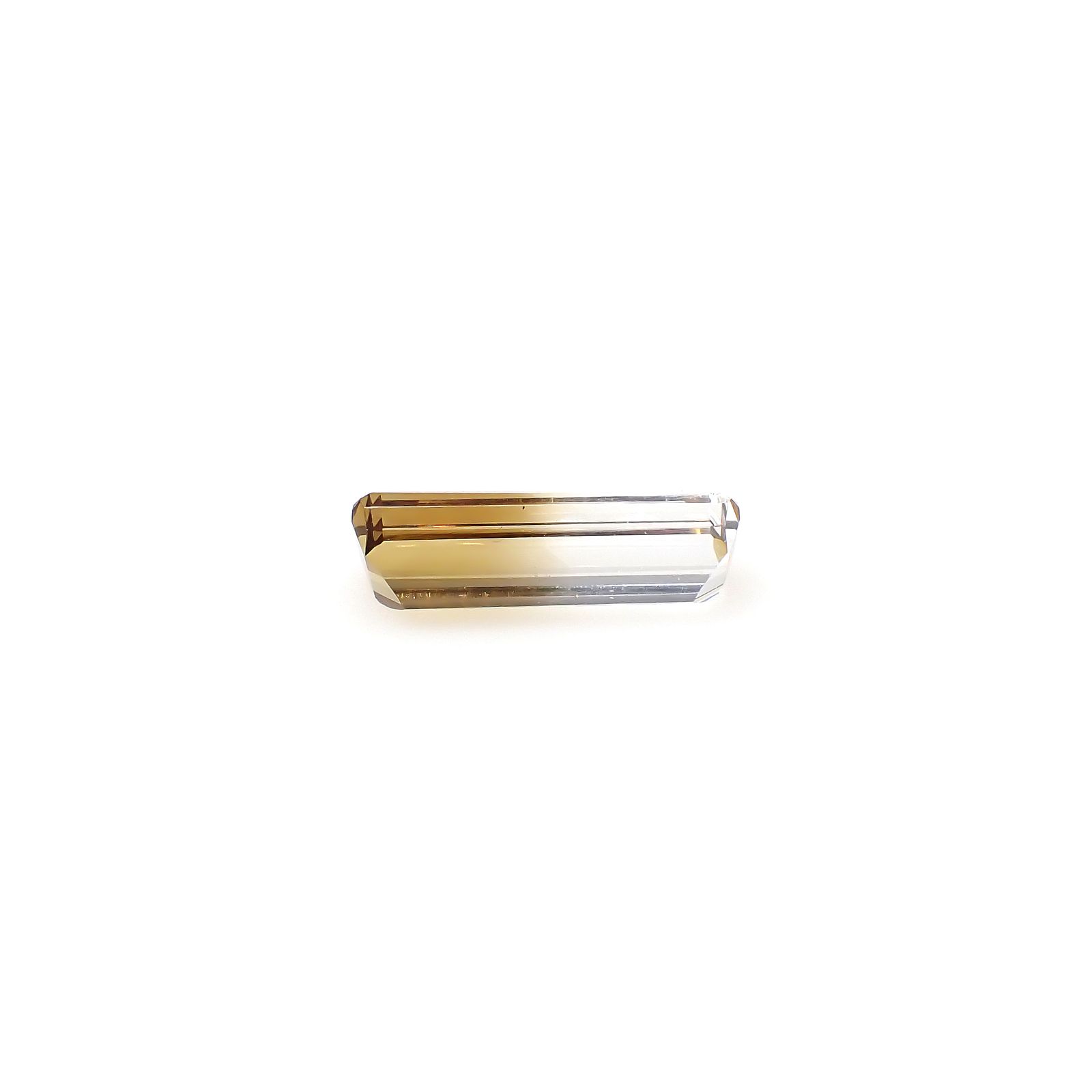 バイカラーシトリン ブラジル・ミナスジェライス州産 4.94ct[240326454]18x6mm前後