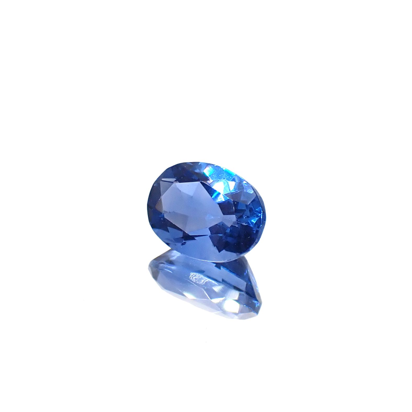 カラーチェンジフローライト ブラジル産 1.61ct / 8.1x6.1mm前後 [250530452]