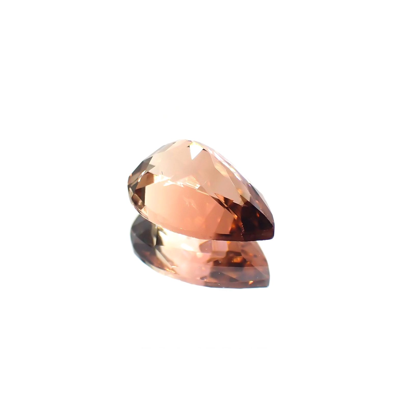バイカラートルマリン(宝石名バイカラー・トルマリン) コンゴ民主共和国産 1.970ct ソ付(彩珠)[211013602]10.2×7mm前後