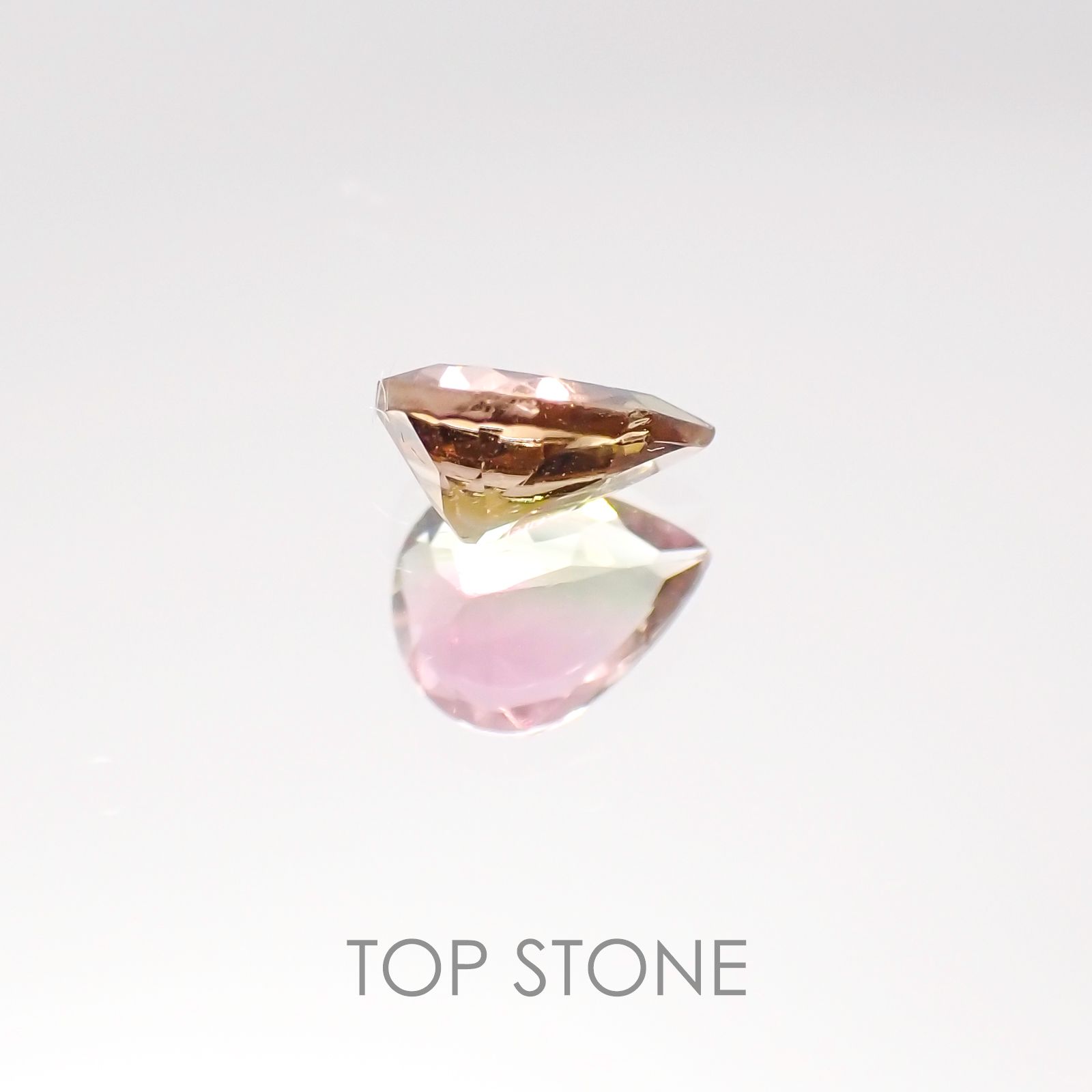 バイカラートルマリン ブラジル産 ルース 0.43ct[20106808]6×4.7mm前後