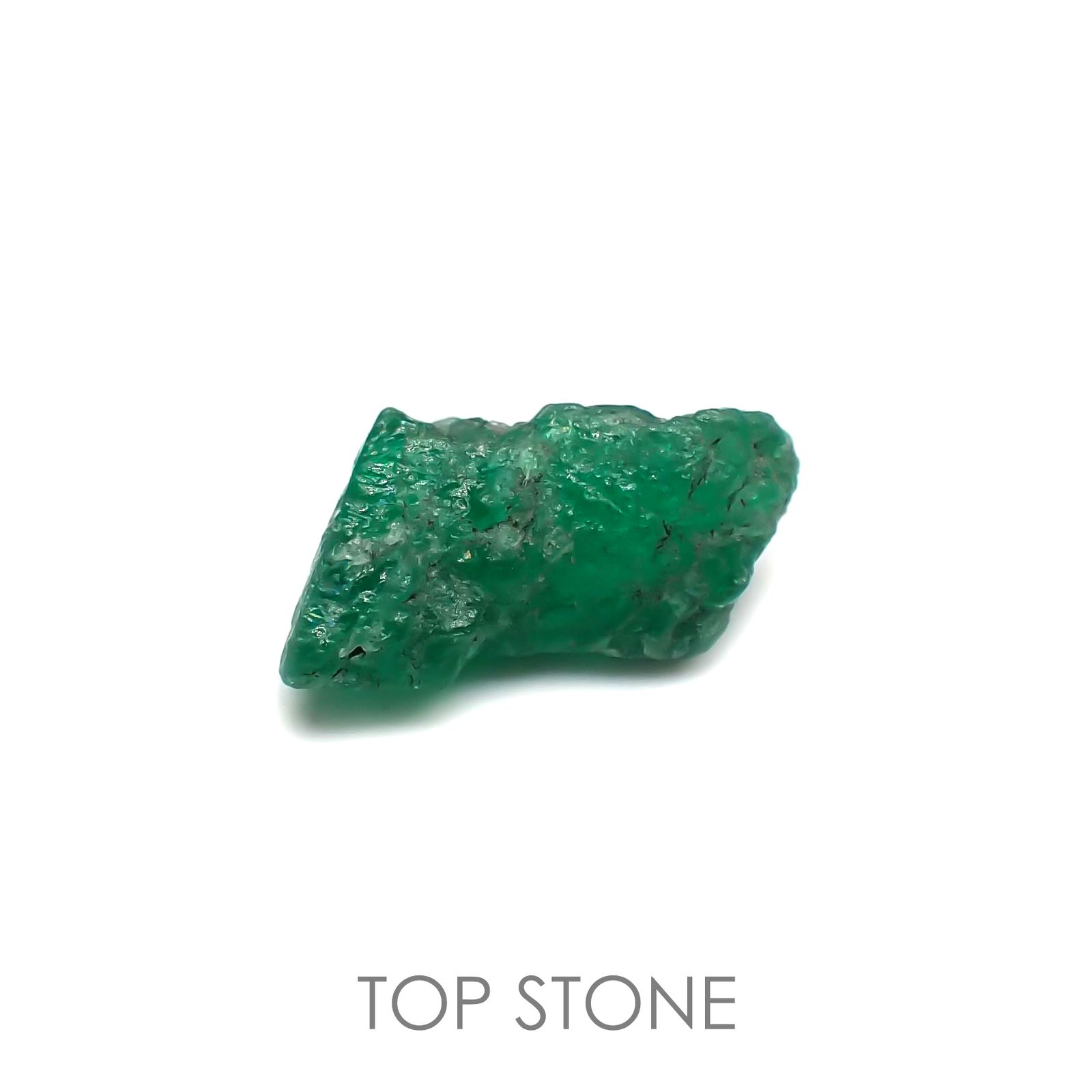エメラルド(宝石名エメラルド) コロンビア産 原石・結晶 3.07ct 識別済[20062722]13.7×7.4mm前後