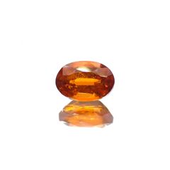 オレンジカイヤナイト宝石名カイヤナイト)ネパール産 0.70ct 識別済[210310579]6.1×4.1mm前後