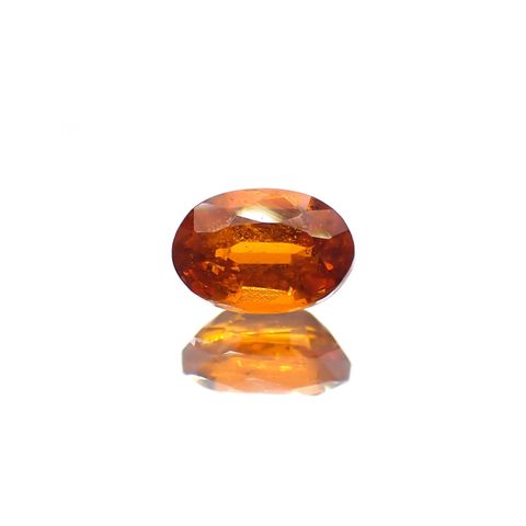 オレンジカイヤナイト宝石名カイヤナイト)ネパール産 0.70ct 識別済[210310579]6.1×4.1mm前後
