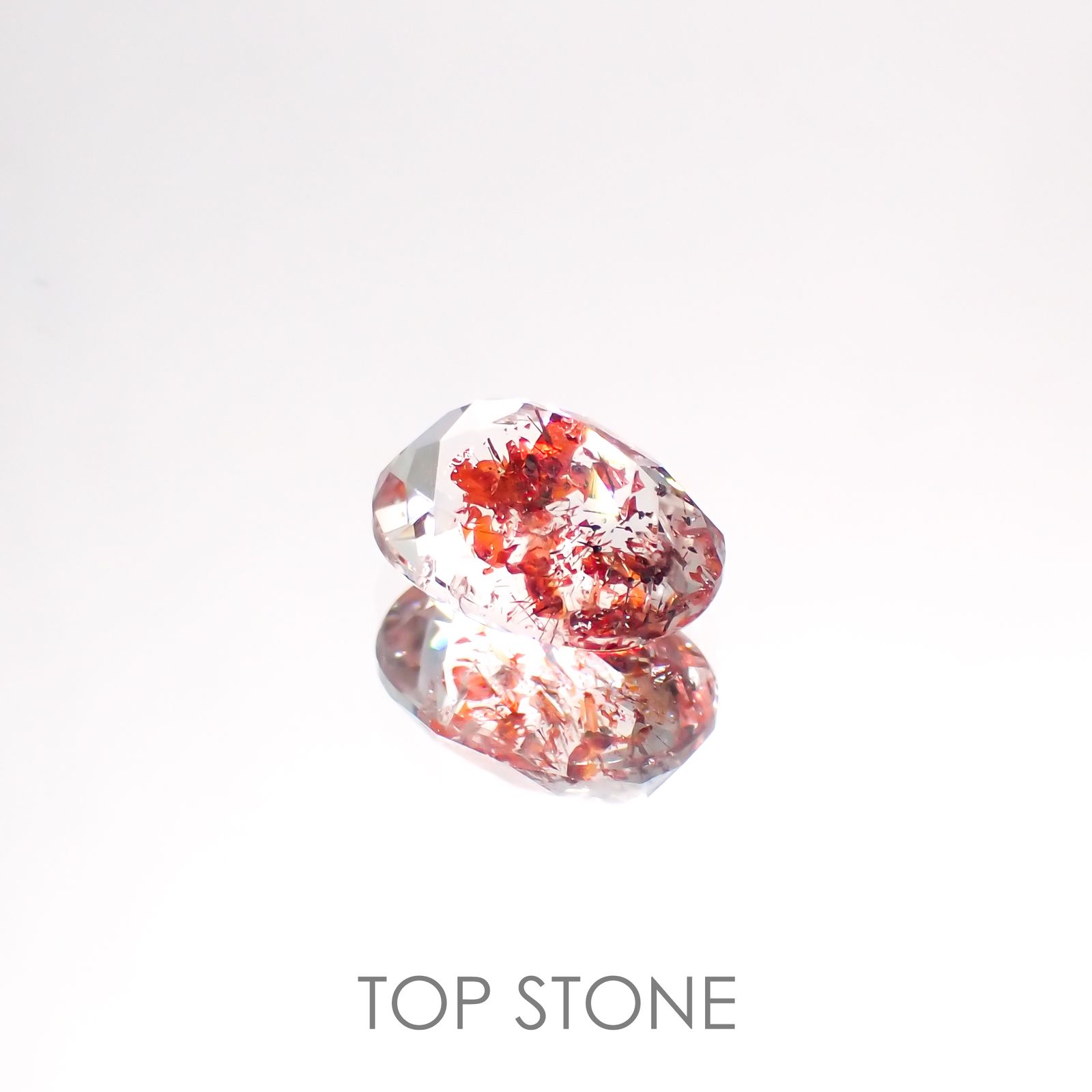ファイヤークォーツ ナイジェリア産 2.11ct[220114741]9.5x6.9mm前後