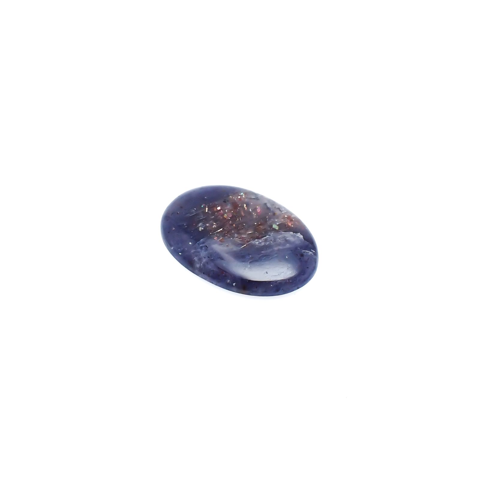 ブラッドショットアイオライト インド産 16.82ct[240226182]26.8x18.5mm前後