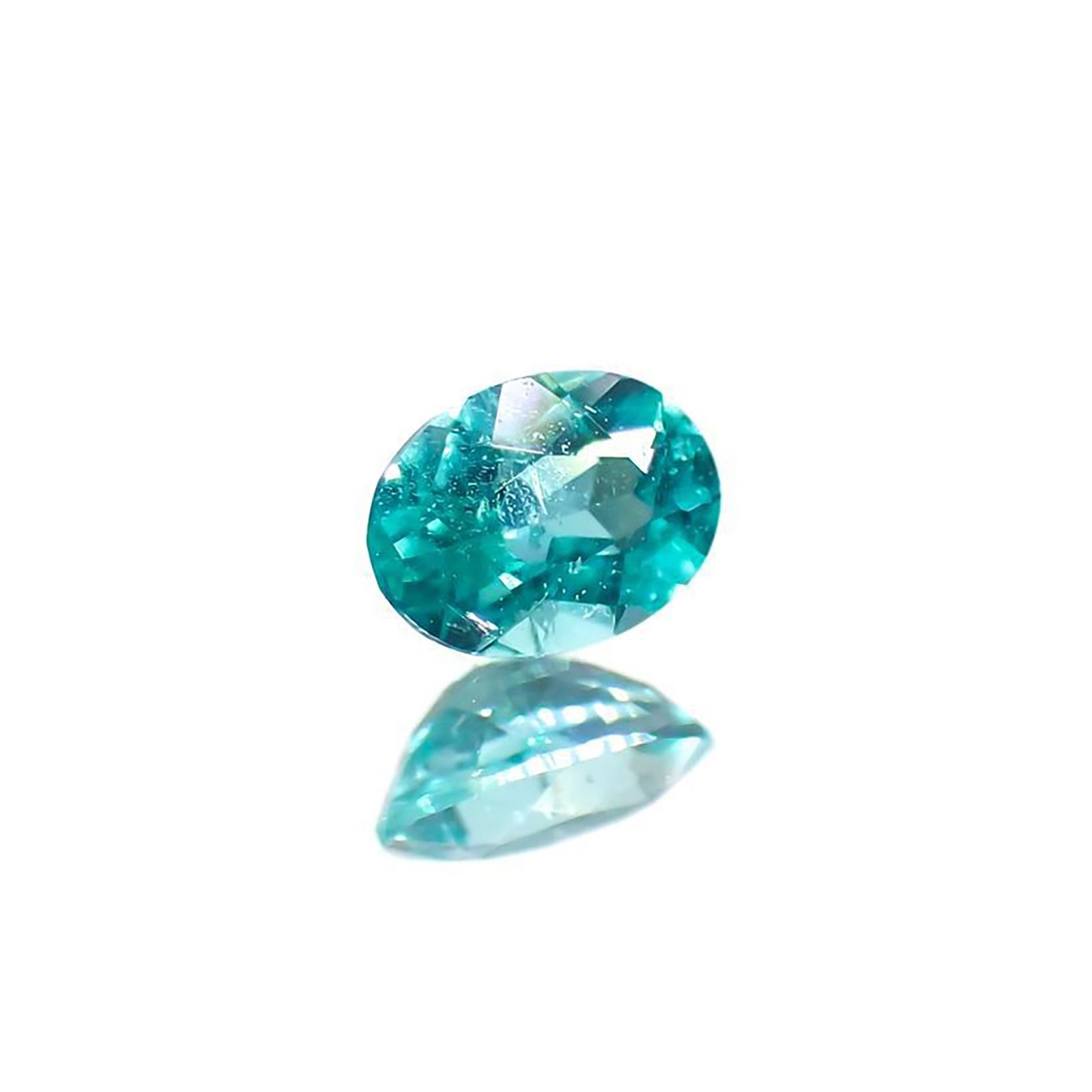 パライバトルマリン(宝石名トルマリン/別名パライバ・トルマリン)ブラジル産 識別済 0.084ct / 3.2x2.4mm前後 [221018773]