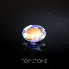 レインボームーンストーン(アンデシンラブラドライト) マダガスカル産 ルース 0.28ct[210410567]5.4×4.2mm前後