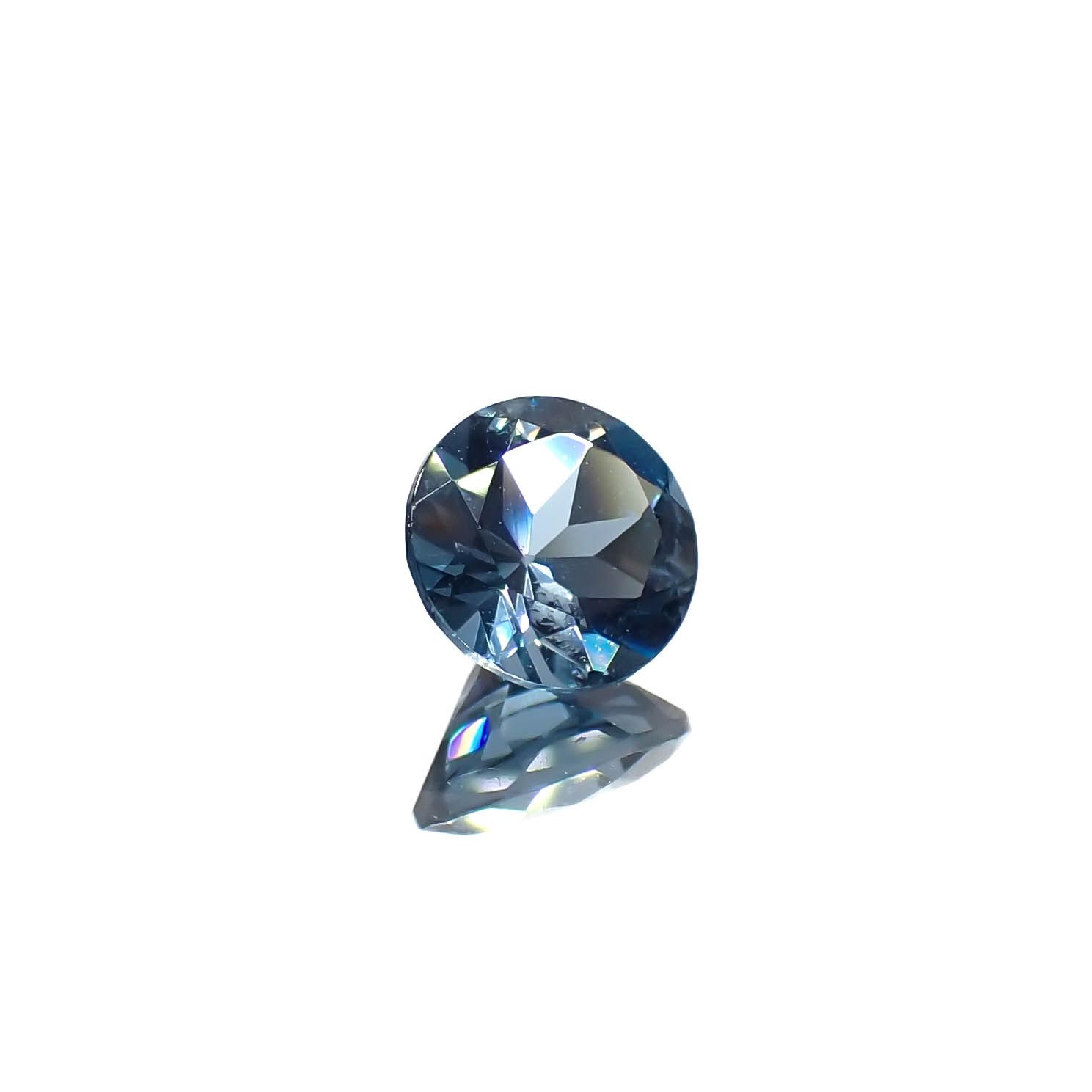 ロンドンブルートパーズ ブラジル産 0.96ct[240326786]6.1x6.1mm前後