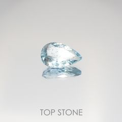 アベンチュリンアクアマリン ブラジル産 ルース 2.42ct[210510792]12.1×8mm前後