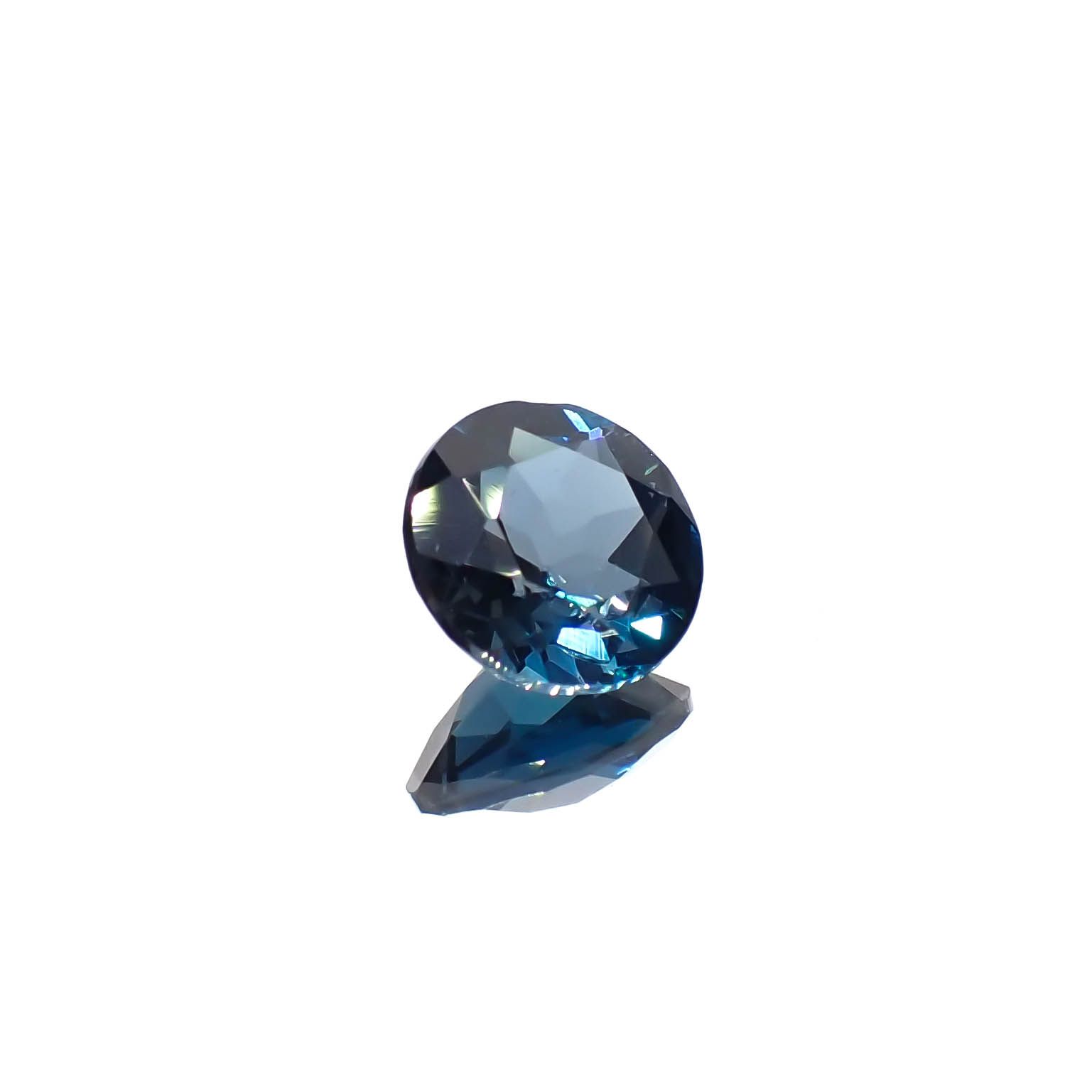 ロンドンブルートパーズ ブラジル産 2.09ct[240326802]8x8mm前後