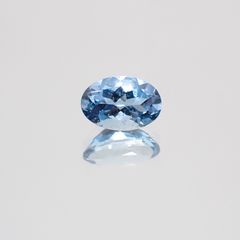 サンタマリアアクアマリン(宝石名アクアマリン) ブラジル産 0.45ct 識別済[21019122]6.1×4mm前後