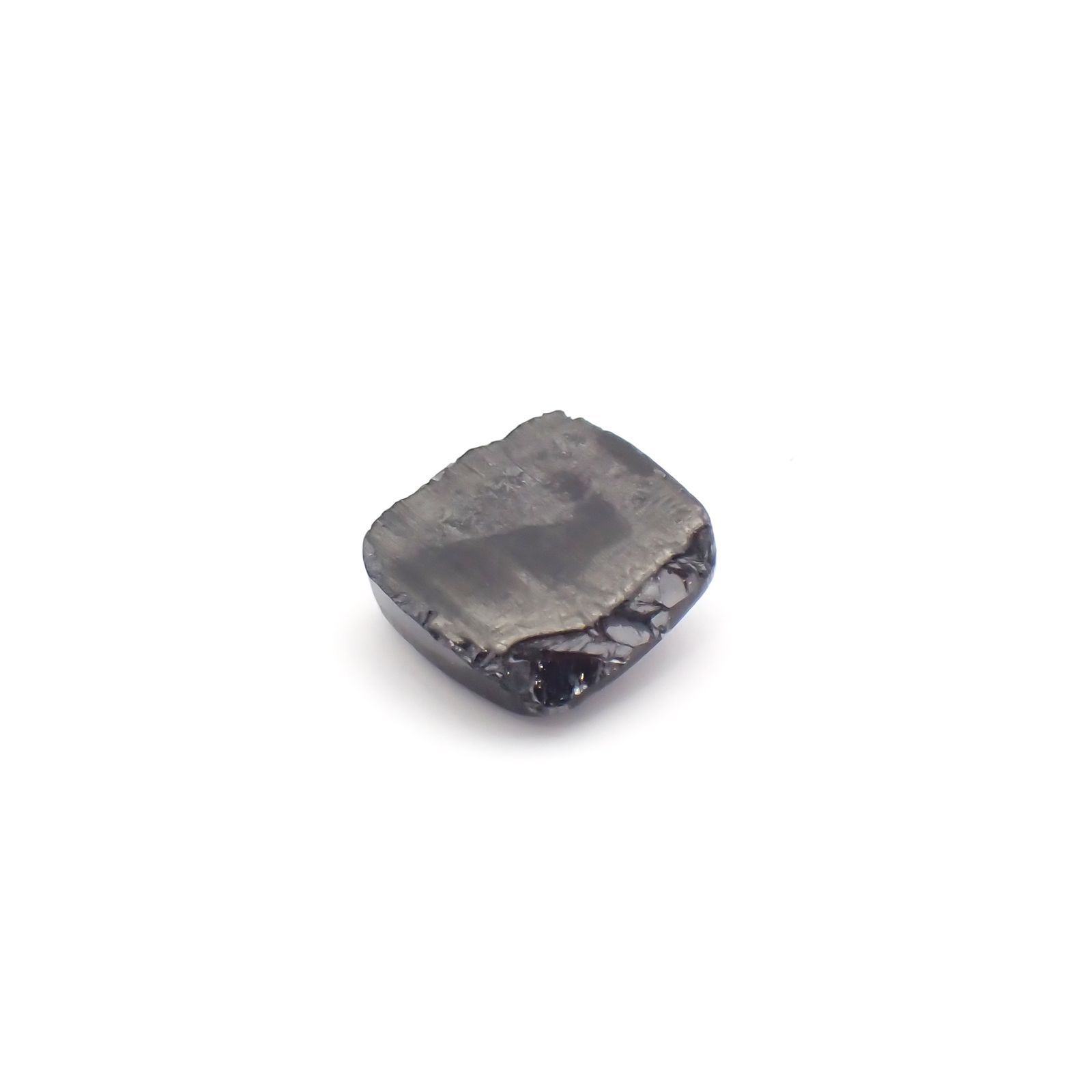ブラックダイヤモンド(宝石名ダイアモンド) ジンバブエ産 0.34ct 識別済[210812798]4.1×4.1mm前後