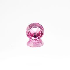 パパラチャサファイア スリランカ産 0.947ct DGL鑑付[20107259]5.6×5.7mm前後