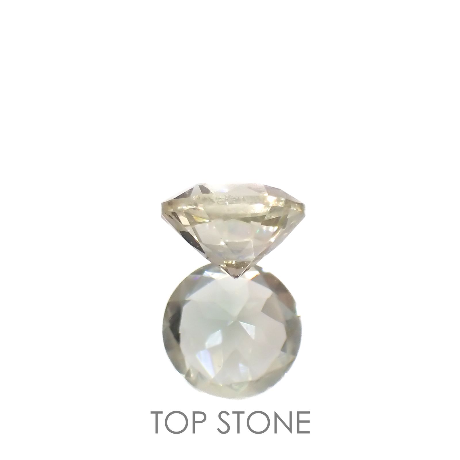 バイカラーオレゴンサンストーン(宝石名ラブラドライト)アメリカ・オレゴン州産 0.75ct 識別済[220616440]6x6mm前後