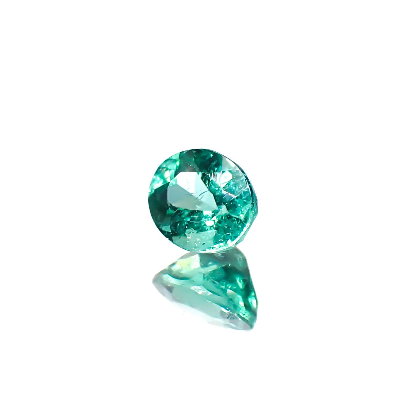 パライバトルマリン ブラジル・パライバ州バターリャ鉱山産 0.30ct[240928760]4.4x3.6mm前後