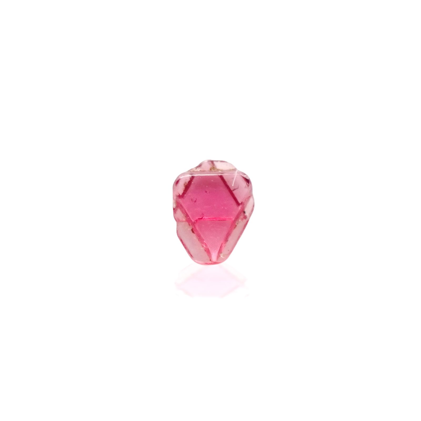 ツインクリスタルスピネル(スピネル式双晶) 原石 ビルマ産 0.041ct[240628428]2.4x2.2mm前後
