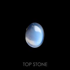 ムーンストーン(宝石名ムーンストーン)インド/スリランカ産 1.03ct 識別済[220515798]7.9x5.8mm前後
